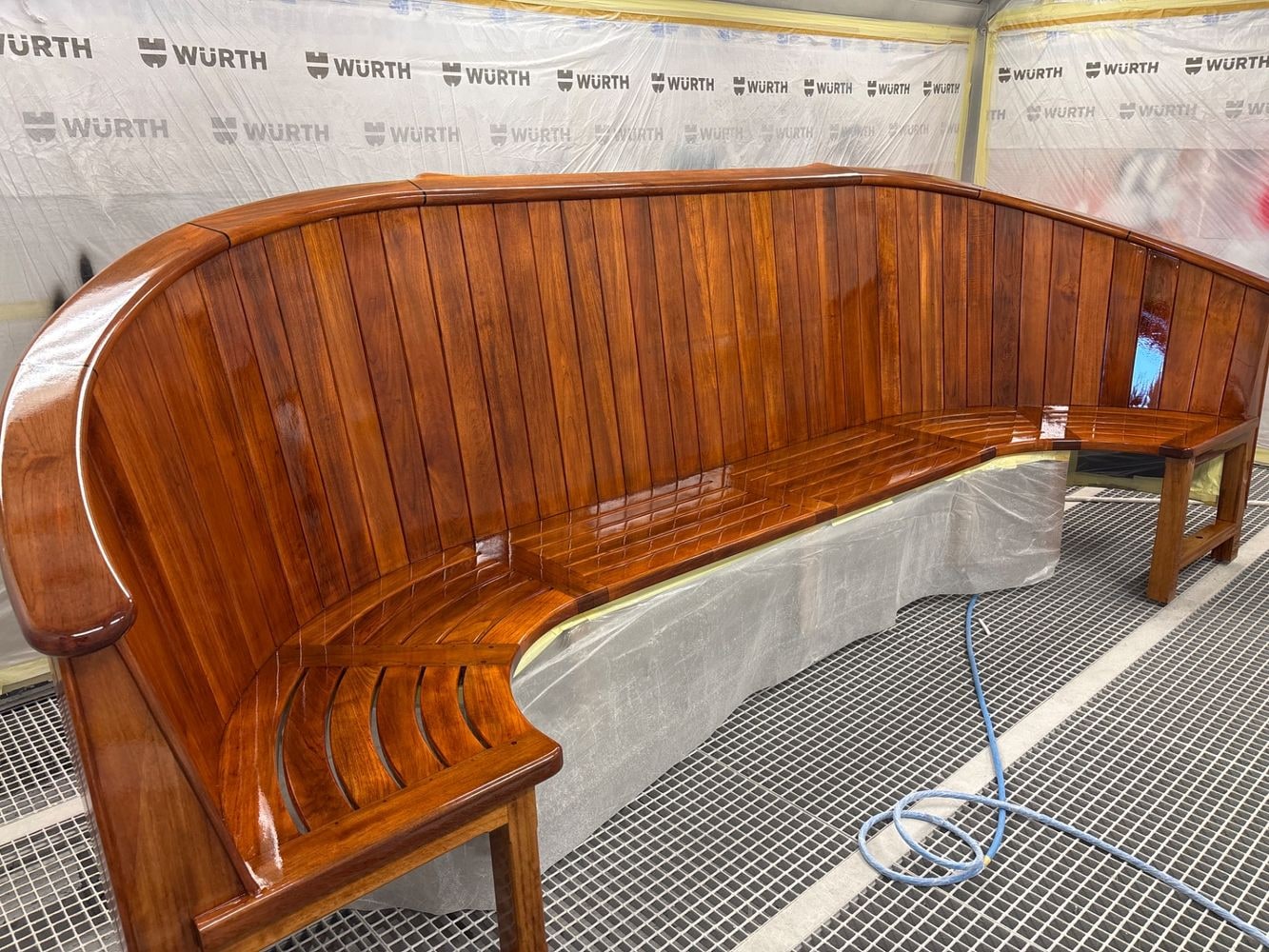 Finished Tigerlily bench.